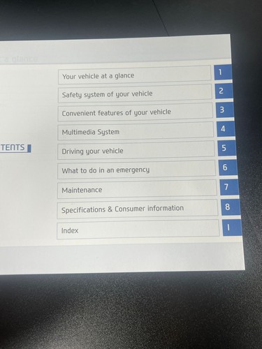 HYUNDAI IONIQ HYBRID OWNERS PACK / HANDBOOK / MANUAL + WALLET 2016~2019 (2018) - Picture 4 of 7