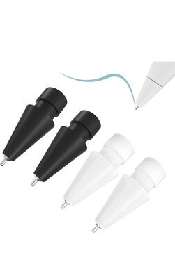 For Apple Pencil Tips Replacement Compatible with Apple Pencil 1st and 2nd Gen
