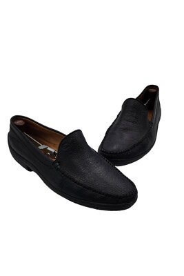 Valleverde Aria Condizionata Italian Pebbled Leather Black  display picture 2