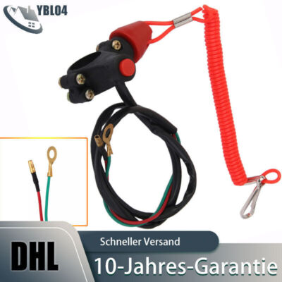 Motorrad Killswitch Außenborder Motor Notausschalter Wasserdicht Kill Switch