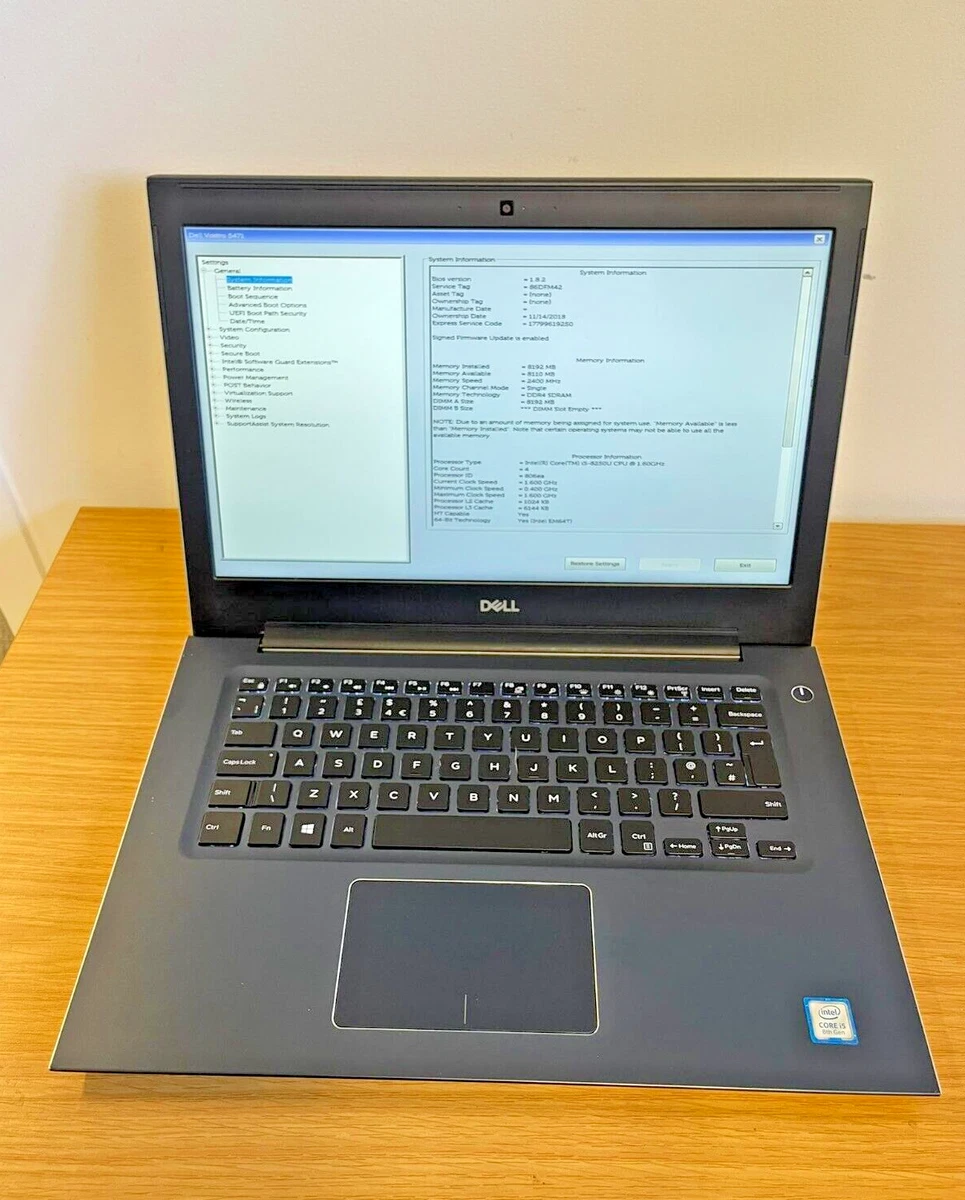 Dell vostro i5 hotsell 8th gen 8gb ram