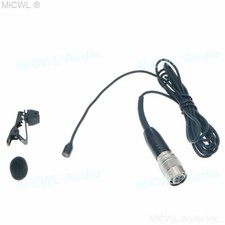 Lavalie Lapel Microphone for Audio-Technica ATW Black Wireless Omnidirectional