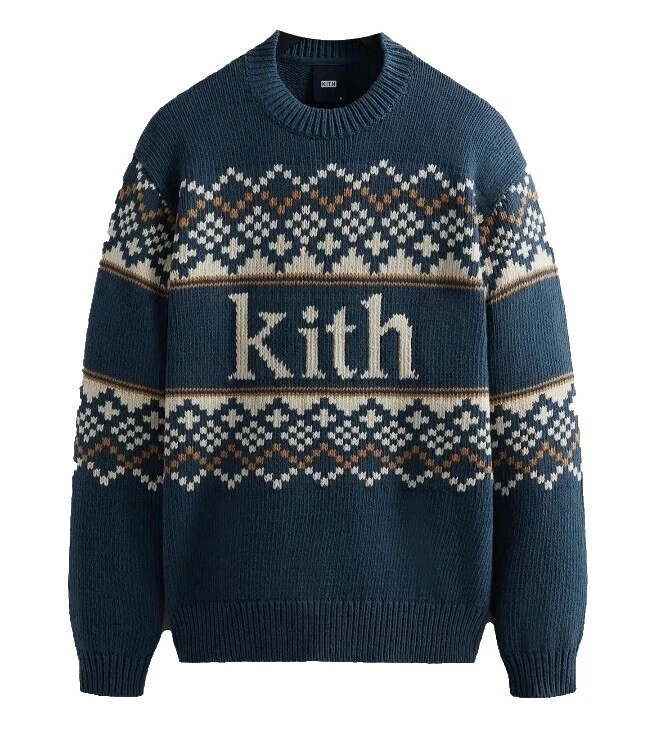 KITH Crew Neck Regular Size Sweaters for Men