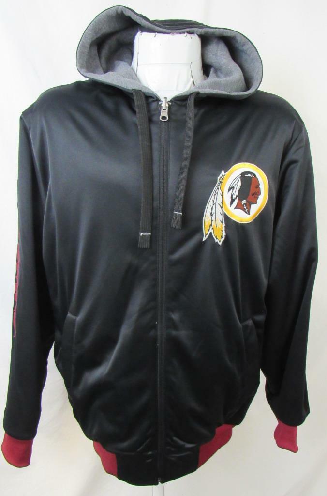 Washington Redskins Men Large Full Zip Hooded Reversible Washington Redskins Men Large Full Zip Hooded Reversible