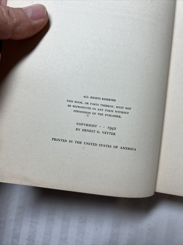 Visibility Unlimited by Ernest G Vetter 1942 1st 1st HC (No DJ), Good #BH - Picture 2 of 10