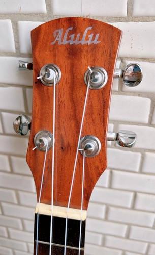 Alulu Solid curly Mahogany Tenor Ukulele HU1190 - Picture 5 of 14