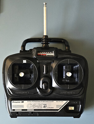 Graupner JR C4-X RC Remote Control Transmitter SSM 41 Digital Proportional Syste
