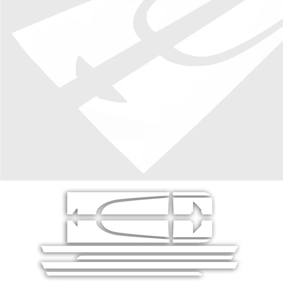 Racing Hood Side Trunk Sticker Stripe Decal Kit For Mini Countryman Cooper S R60 - Изображение 3 из 4