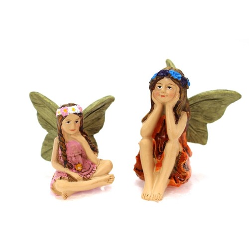 Fairy Garden - 6pcs Miniature Fairies Figurines Accessories Outdoor House Decor - Picture 10 of 10