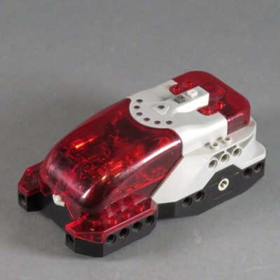LEGO  TECHNIC Electric Motor Modul Infrarot transparent rot Spybotics Snaptrax