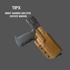 Tippmann TIPX Kydex Holster Coyote Brown with  (Molle Clips)
