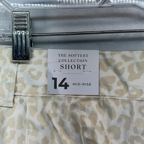 Lane Bryant Softest Collection Mid-Rise Short Women’s Sz 14 Leopard Print NEW - Picture 6 of 7