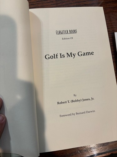 Golf is My Game, Bobby Jones, Flagstick Golf Classics Hardcover 1997 - Picture 3 of 4