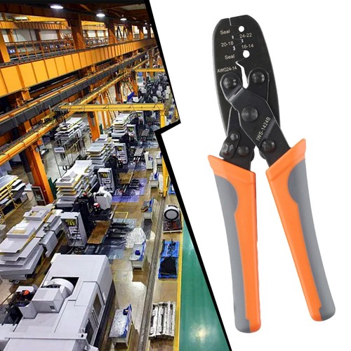 Crimping Pliers Pliers IWISS IWS-1424B Open Barrel Terminal Weather Pack - Picture 4 of 7