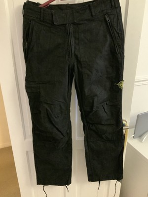 STONE ISLAND BLACK CARGO PANTS VINTAGE 