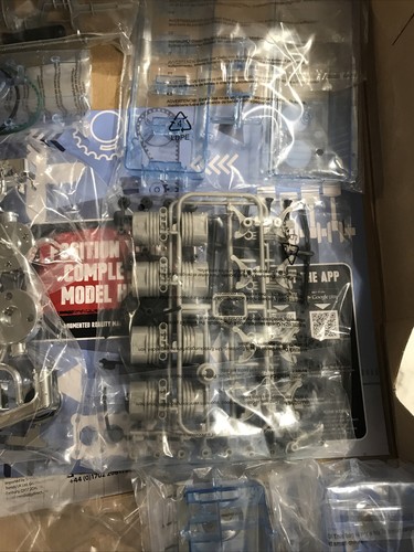 NEW - Haynes Machine Works 4-Cylinder Engine.. Front Artwork Torn Off box. - Picture 11 of 12
