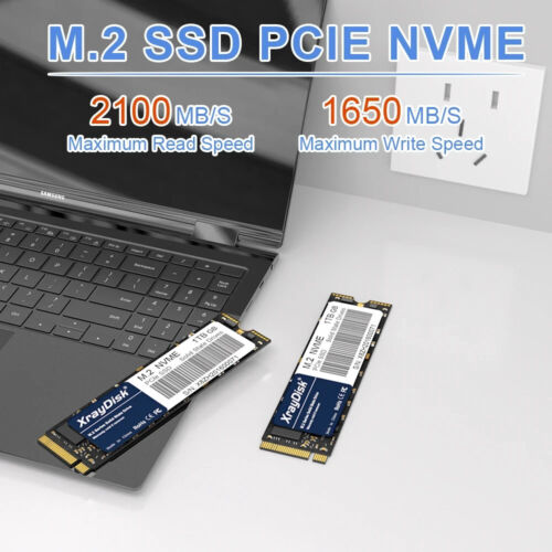 XrayDisk M.2 SSD PCIe NVME 128GB 256GB 512GB 1TB Gen3 4 Solid State Drive 2280 T - Picture 3 of 6