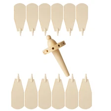 Replacement Parts 12 Fan Blades & 1 Blade Hub Kit for German Christmas Pyramid