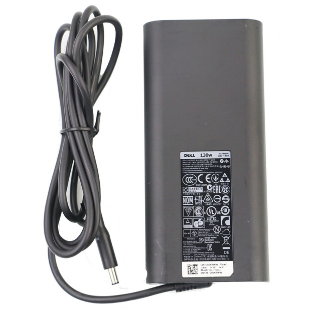 Genuine Dell XPS 15 7590 AC Adapter Charger 19.5V 6.67A 130W Power