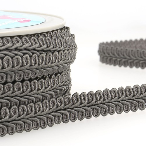 Gimp Braid Scroll Trim Stephanoise 6mm 15mm 38 Colours Upholstery Dress Costume - Picture 23 of 78