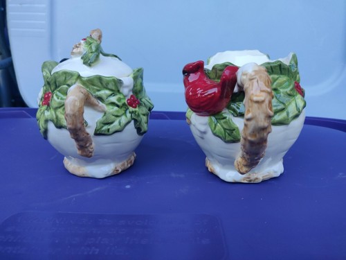 Cracker Botte Giardino Vacanze Natale Inverno Uccellini Decorativi Crema e Zucchero - Foto 8 di 10
