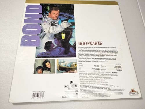James Bond 10 Movie Laserdisc Lot Sean Connery Roger Moore George Lazenby - Imagen 19 de 19