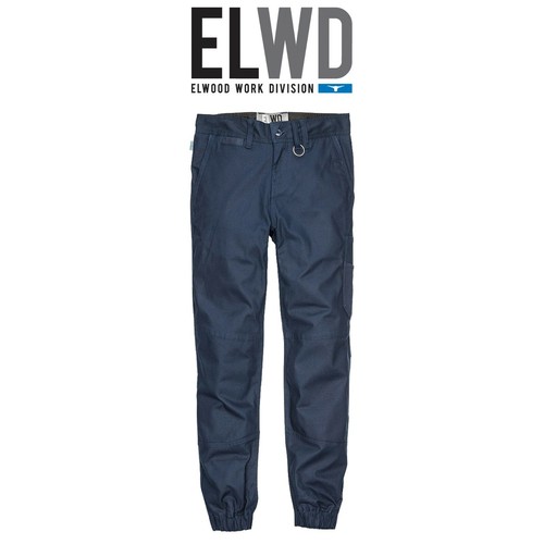 Womens Elwood Cuffed Work Pants Stretch Canvas Phone Pocket Tough