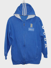 vintage adidas UCLA Bruins blue full zip hoodie sweatshirt Small/Medium READ