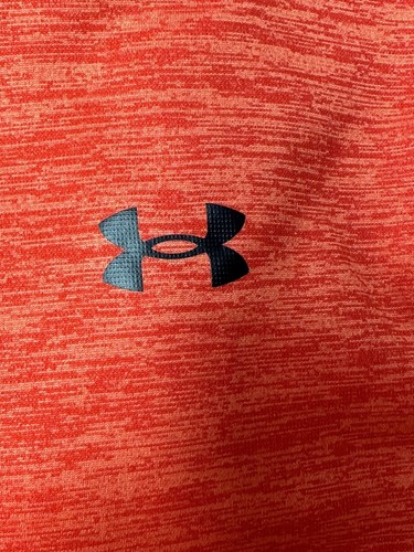 Under Armour Hoodie Womens Size Small Long Sleeve Orange Red Hooded Sweatshirt - Picture 10 of 14