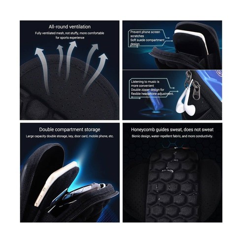 for ZTE Blade A31 (2021) Waterproof Reflective Armband Case Sport Running Wal... - 第 6/6 張圖片