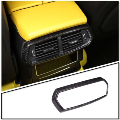Real Carbon Fiber Rear Air Vent Outlet Cover Trim For Lamborghini URUS 2018-2023