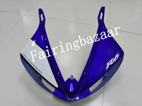 Kit de carenado de carrocería para YZF R6 2005 azul blanco ABS molde de inyección de plástico - Imagen 3 de 6