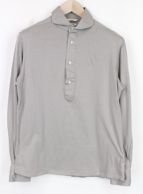 Suitsupply Uomo Camicia 39/15 1/2/40/15 3/4 Brown Extra Slim Polo