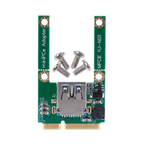 Mini PCIE to USB3.0 PCI Express Adapter Expansion Card Riser Card Adapter for PC - Picture 2 of 4