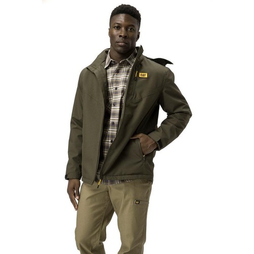 Caterpillar CAT moss green waterproof lightweight insulated jacket #1040038 - Picture 2 of 8