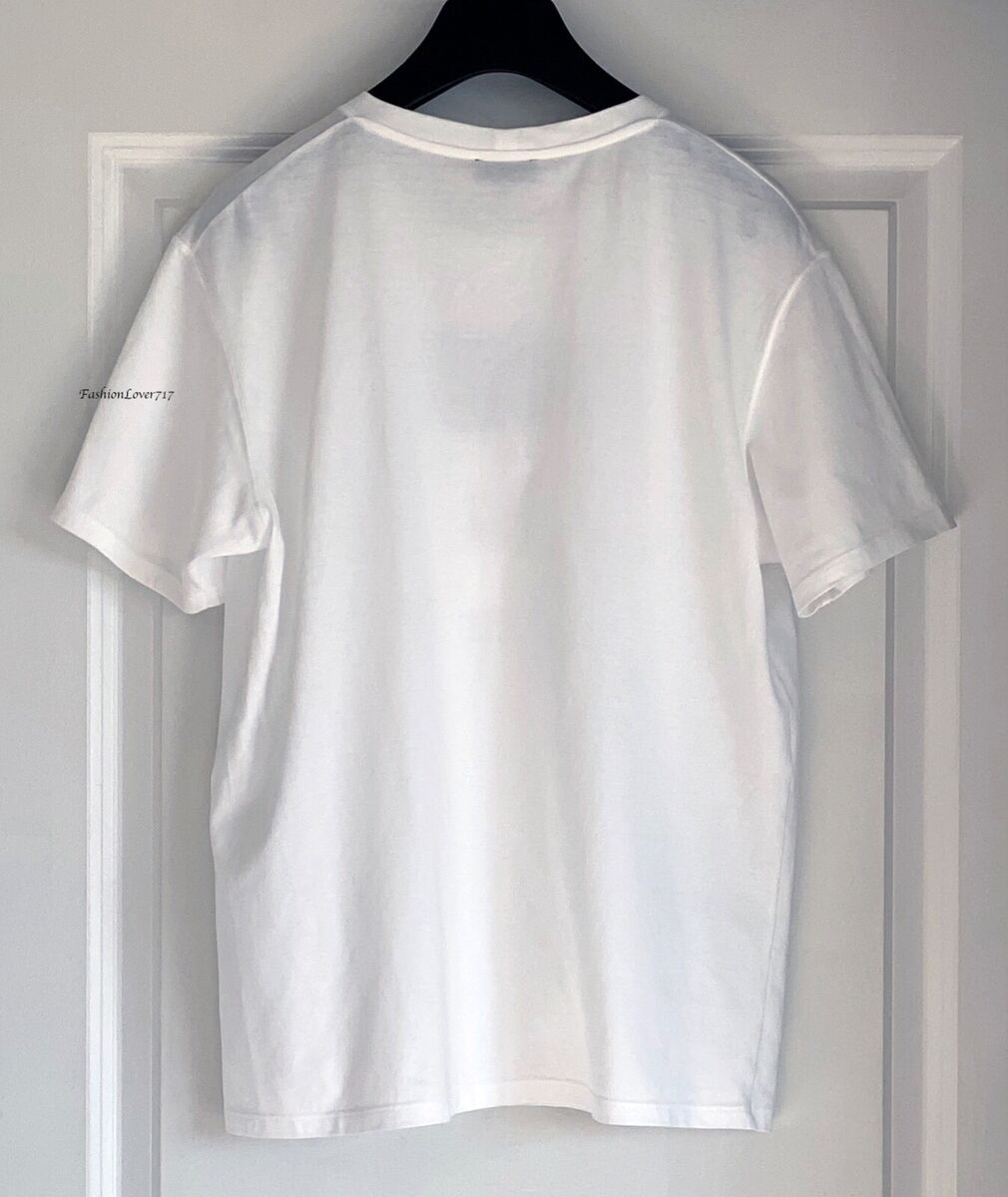 NWT 23C 2023 CHANEL WHITE MIAMI CROISIERE CRYSTAL TEE T NWT 23C 2023 CHANEL WHITE MIAMI CROISIERE CRYSTAL TEE T