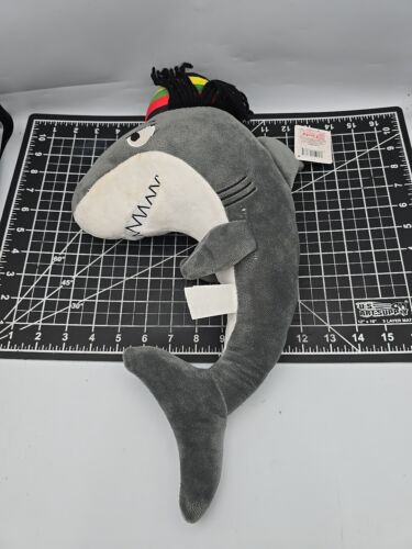 Fiesta Rasta 15 Inch Shark Plush Stuffed Animal Toy Jamaican Shark - Picture 2 of 5