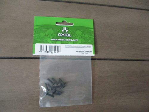 AXIAL #AXA116 M3X12MM HEX SOCKET BUTTON HEAD BLACK 10 PIECES NEW OLD STOCK - Picture 2 of 2