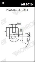 Monroe Gasfeder Kofferraum 515 N Hinten (ML5130) FüR Renault Megane ScéNic I