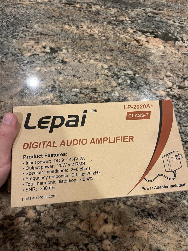 Lepai LP-2020A + класса T Hi-Fi стерео цифровой усилитель и источник питания - б/у - Изображение 4 из 4