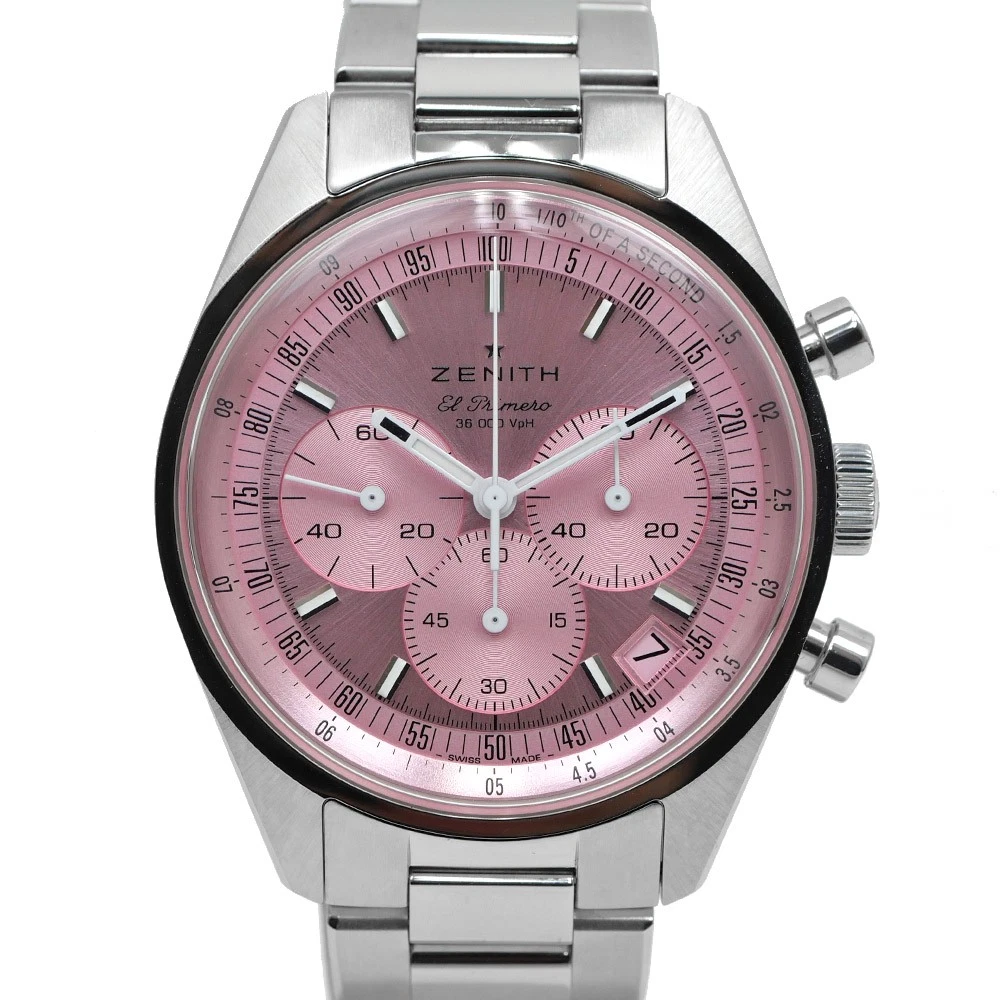 Zenith — Zenith Wristwatch 03.3202.3600/33.M3200 38mm SS Pink Dial Automatic 2026 #UW179