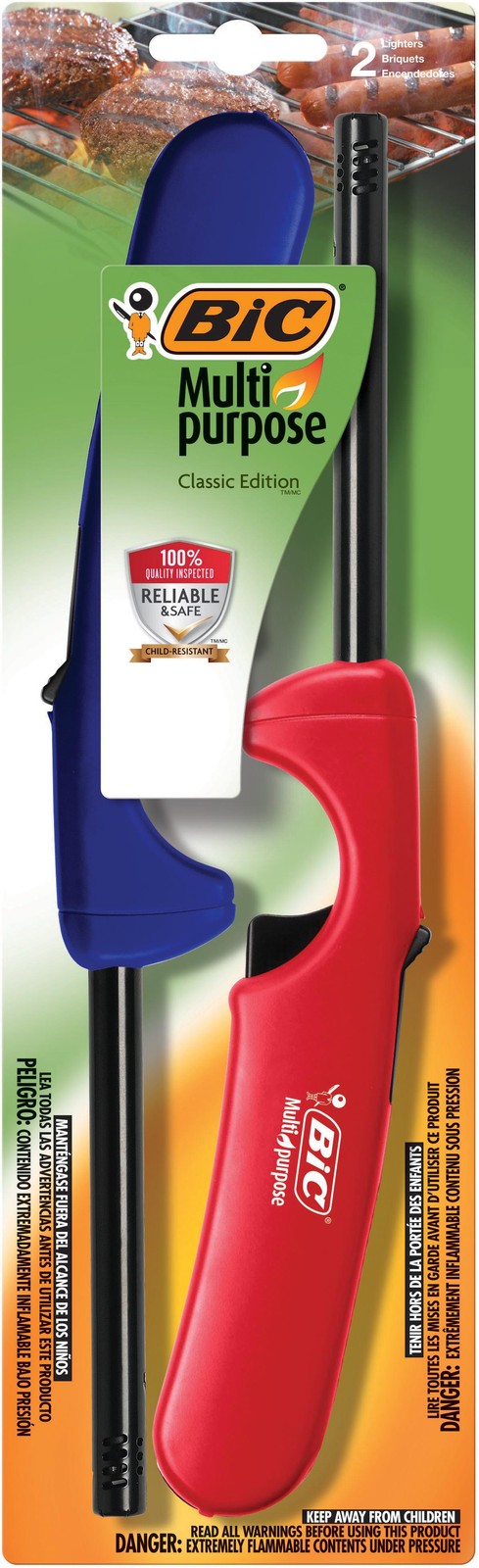 BIC Multi-purpose Classic Edition Lighter, Assorted Colors, 