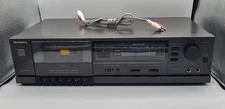 Technics Stereo Cassette Deck Model RS-B105 One Touch Recording '80s TESTED