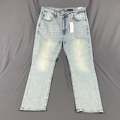 AG Jeans Everett Slim Straight 38 x 32 High Point Blue Cotton Spandex MSRP $225
