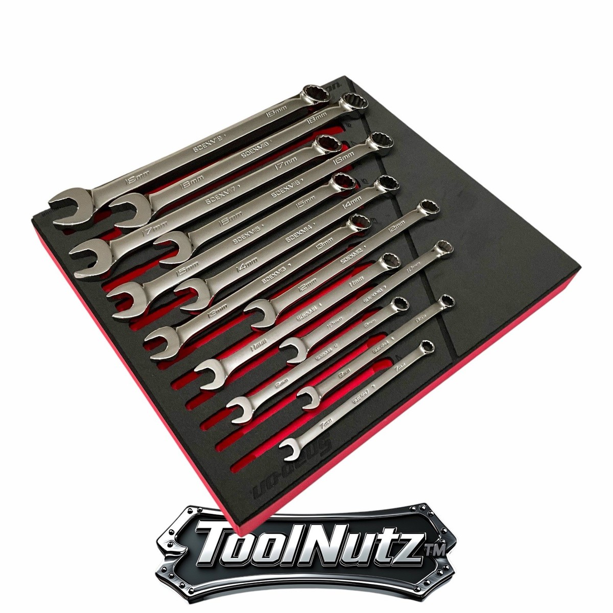 H-fusion × MOUNT RECON TAILOR MBK 709M Sunex 9911M 13 Pc. V-Groove Metric Wrench Set in EVA Foam
