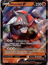 Pokémon Rihornior V 095/189 Flammende Finsternis 2020 Deutsch Holo