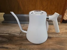 FELLOW Stagg Pour Over Stove Top Kettle With Thermometer Matte White  