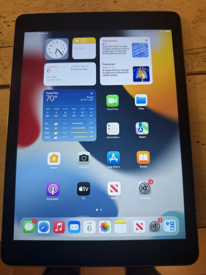 Apple iPad Air 2 - 128GB, Space Grau, WiFi, 9,7 GEBRAUCHT BUNDLE CELLULAR