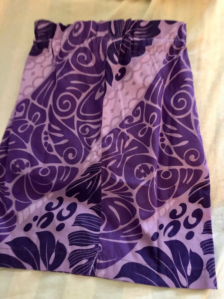 Falda vintage años 70 niñas talla 14-16 floral morado 18 largo 32 cadera cintura 24-26 Foto 3 de 3