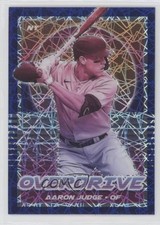2021 Panini Chronicles Overdrive Blue Velocity Prizm Aaron Judge #18 0ym4